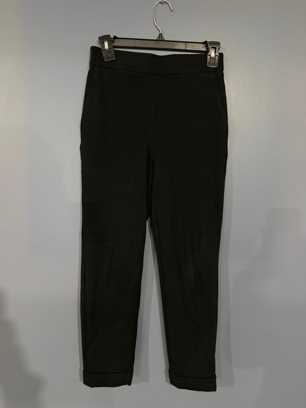 Ann Taylor Factory Black Stretchy-back Pants